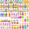100 Pcs Prefilled Easter Eggs with Toys, Filled with Toys Party Favors for Kids Boys Girls Easter Eggs Hunt, Basket Stuffers Fillers
